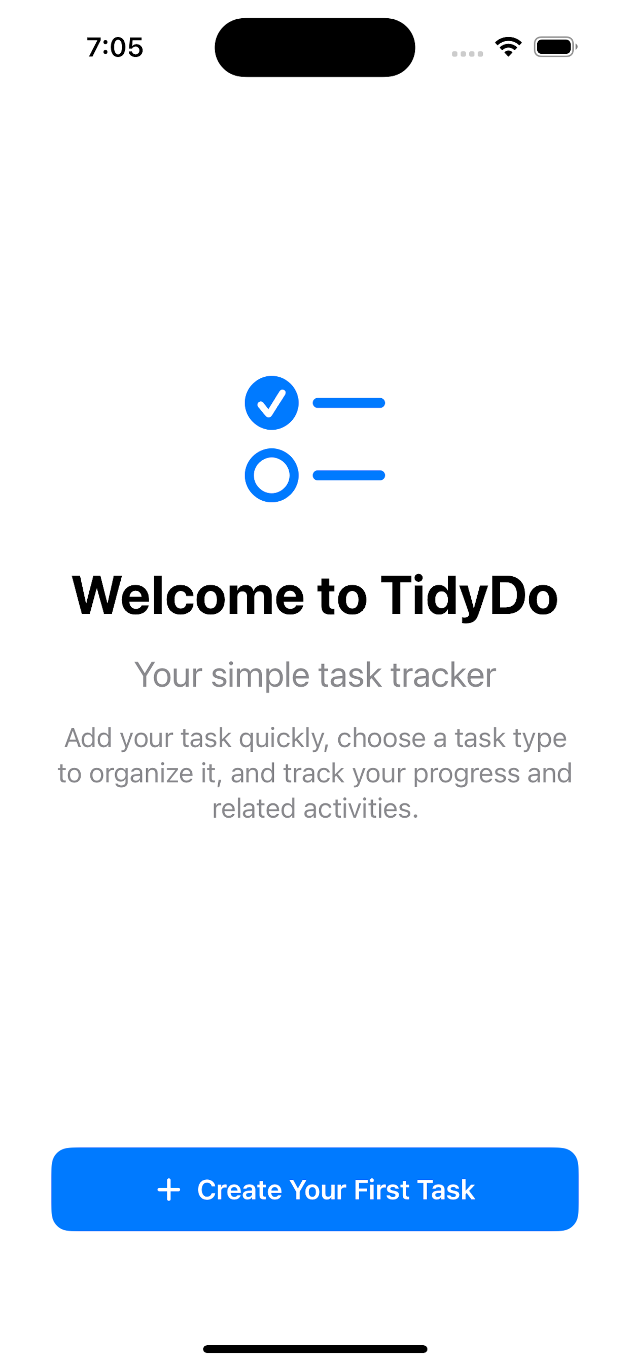 App preview on iPhone